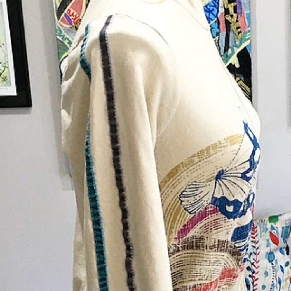 French Connection Crop Jacket Vintage Size S - Picture 3 of 5